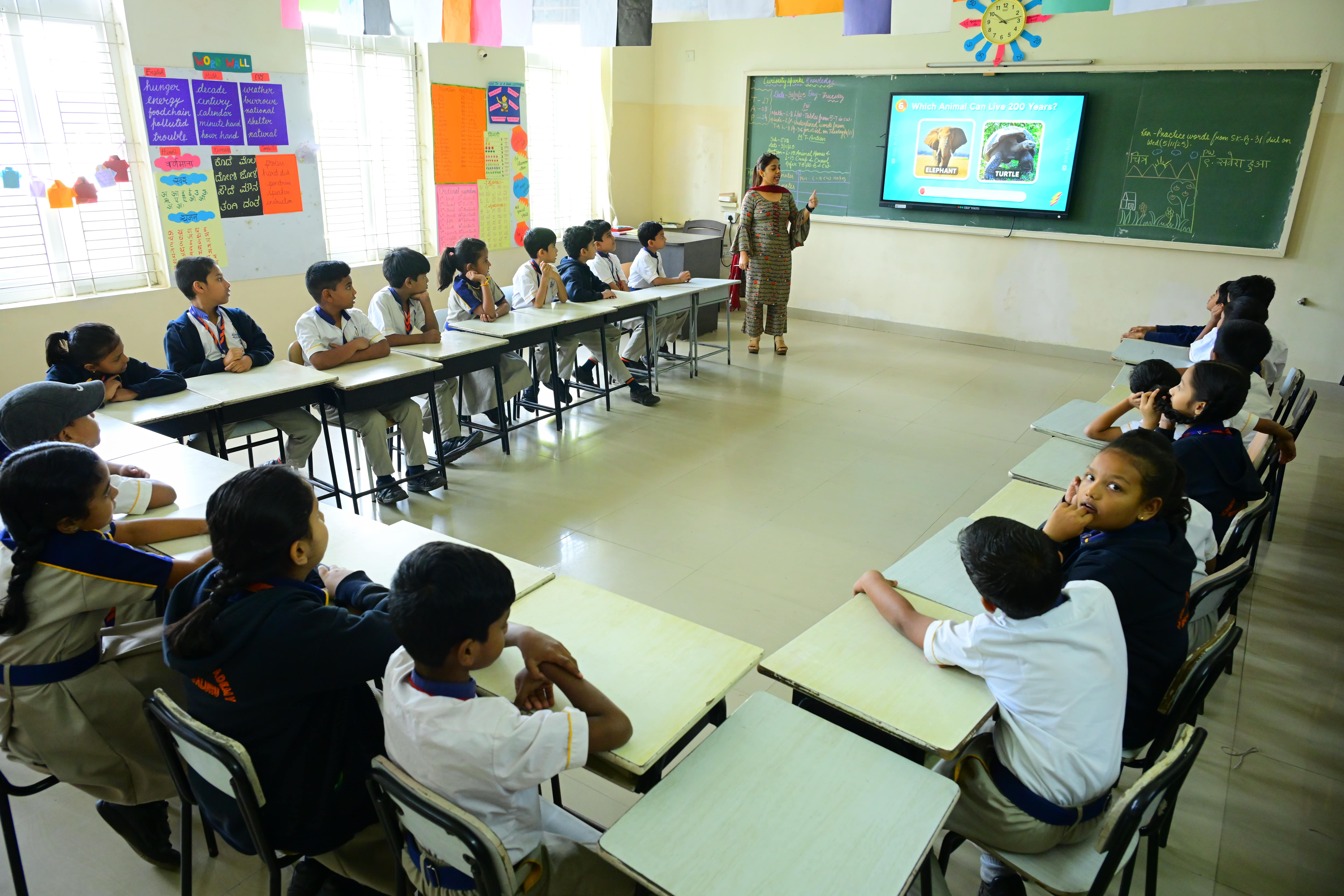 Life scale activities and practical skills development at Achiever's Academy Electronic City